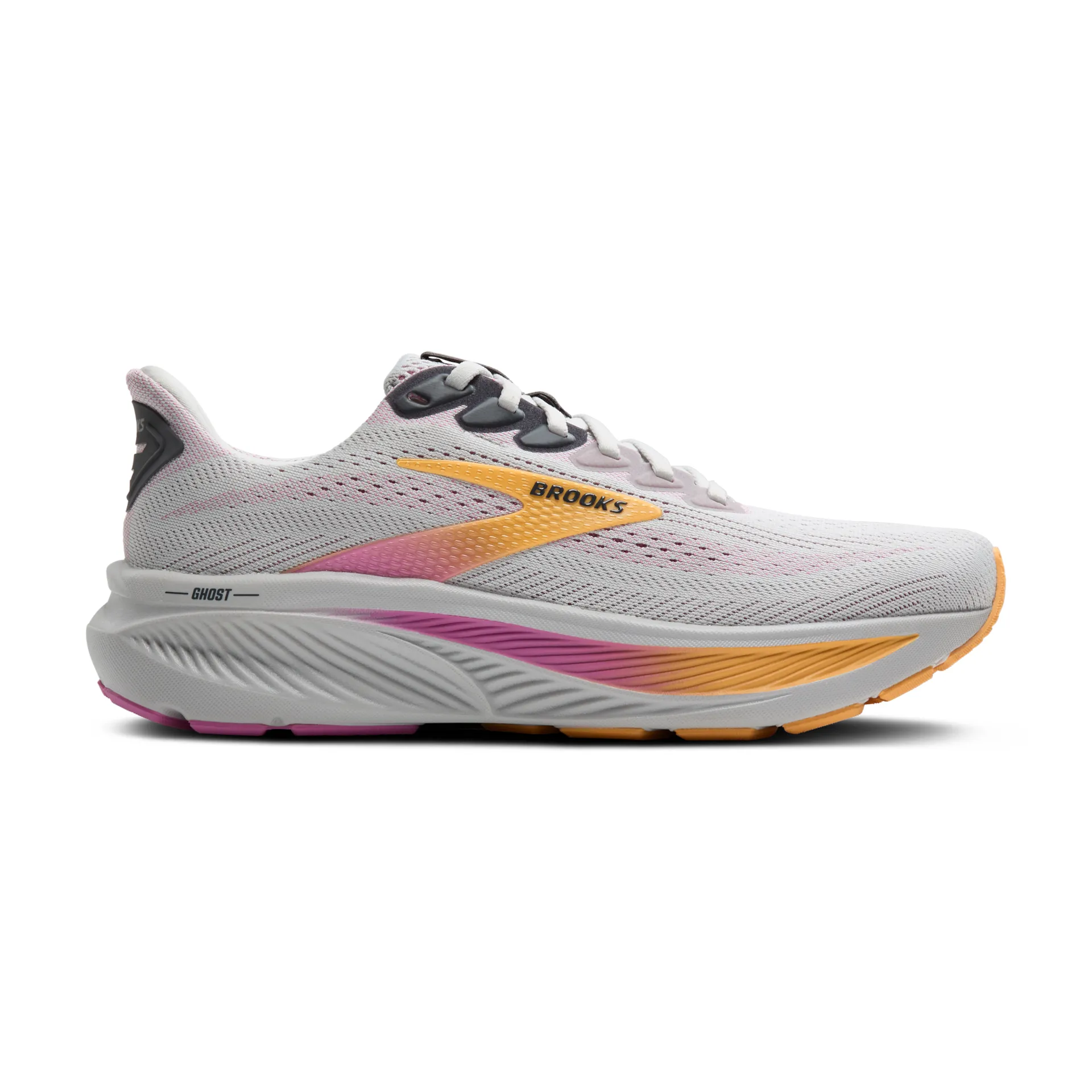 Brooks Women's Ghost 17 Oyster/Apricot/Pink