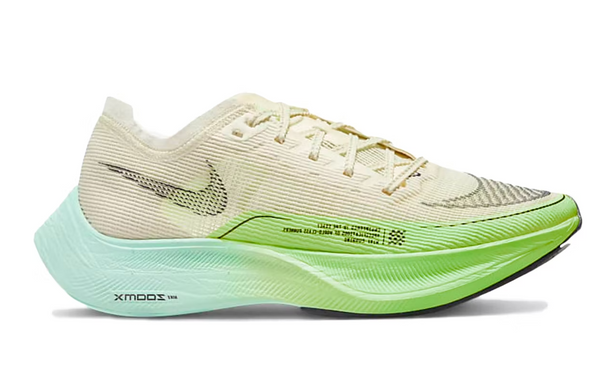 Nike Women's Vaporfly 2 Coconut Milk/Ghost Green/Mint Foam/Cave Purple