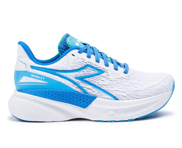Diadora Kid's Nucleo 2 WHITE/FRENCH BLUE/AQUARIUM
