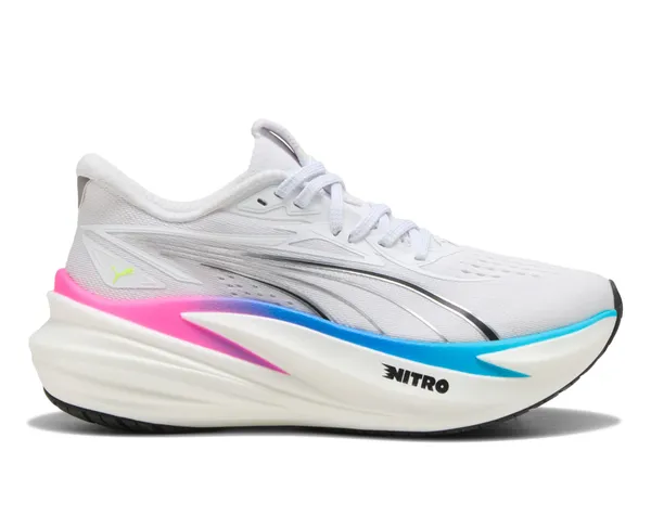 Puma Women's MagMax Nitro 2 White/Blue/Pink