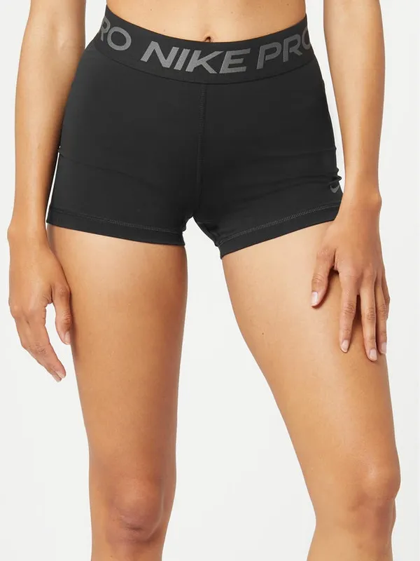 Nike Women's Pro 3" Short Black/Iron Grey