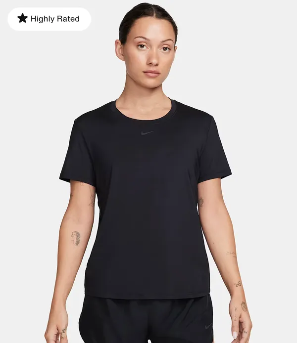 Nike Women's One Classic Short Sleeve Black