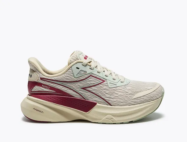 Diadora Women's Nucleo 2 Almond Milk/Earth Red