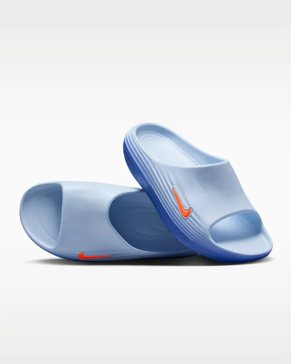 Nike Men's ReactX Rejuven8 Slide Hydrogen Blue/Blue Crystal/Lapis/Total Orange