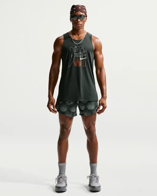 Nike Men's Stride 5" Shorts Black Spruce