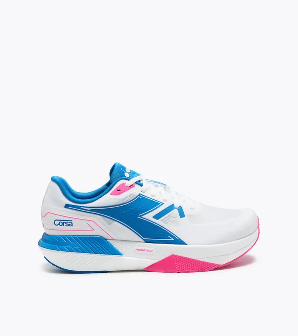 Diadora Men's Corsa WHITE/MEDITERRAN
