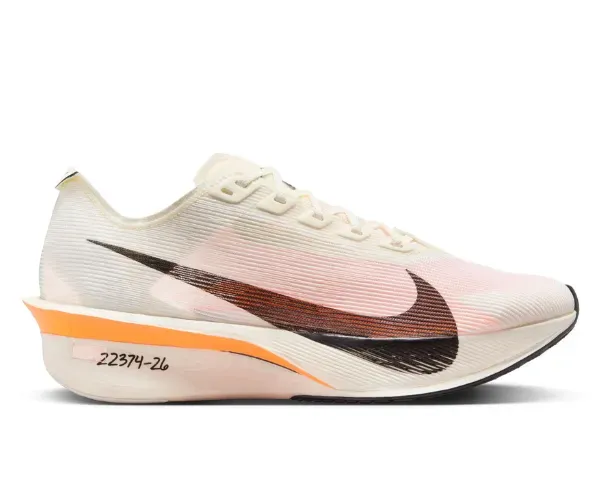 Nike Men's Vaporfly 4 Sail/Total Orange-White-Black
