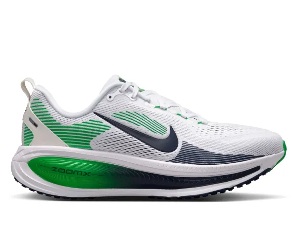 Nike Men's Vomero 18 White/Green Spark/Midnight Navy