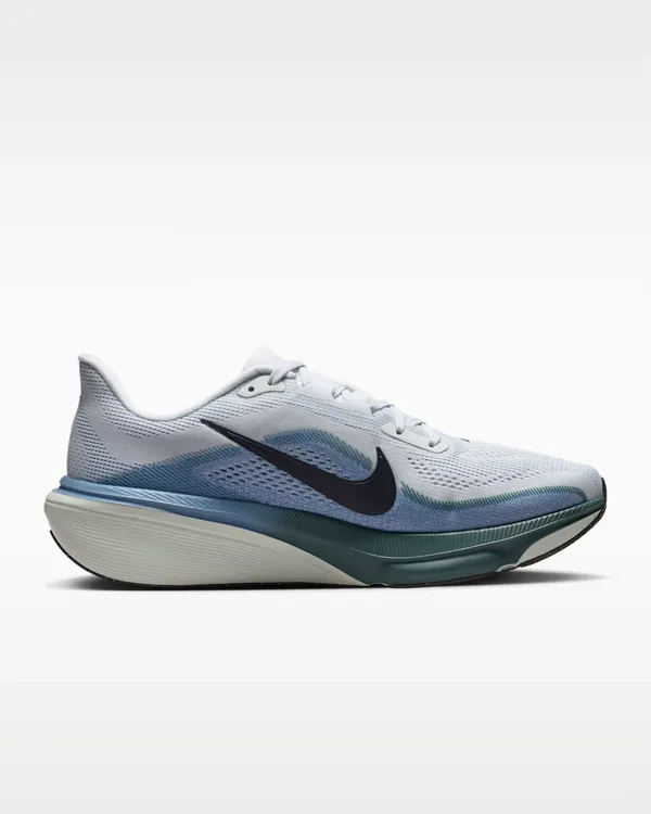 Nike Men's Pegasus 42 Pure Platinum/Work Blue/Mineral Slate/Dark Obsidian