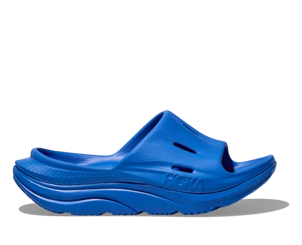HOKA Ora Recovery Slide 3 | Unisex ELECTRIC COBALT / ELECTRIC COBALT