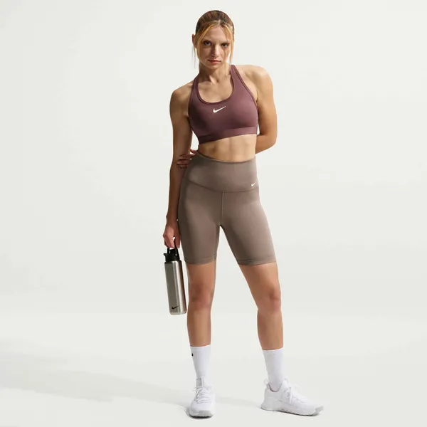Nike Swoosh Sports Bra Tattoo/White