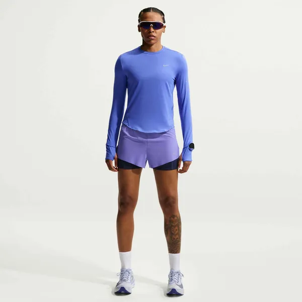 Nike Women's Swift Long Sleeve Sapphire/Silver